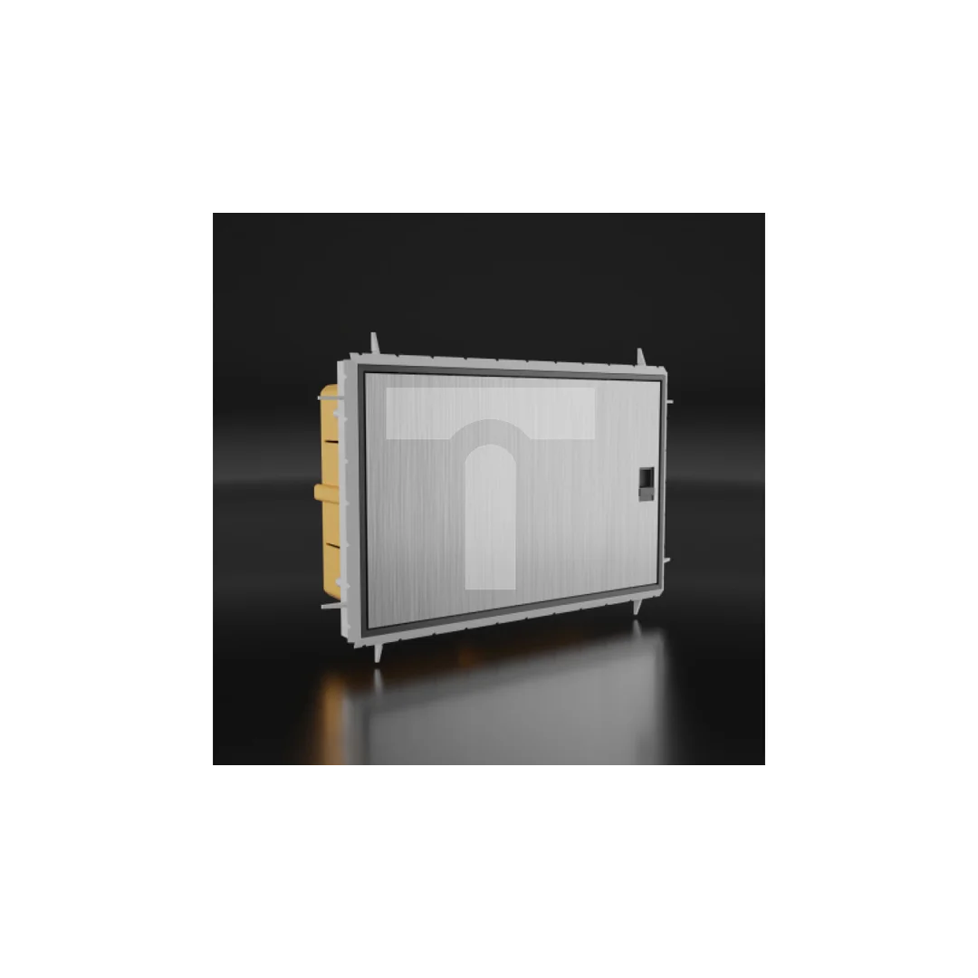 Rozdzielnica podtynkowa IP65 12 modułowa 990.12.INOX M-L 0050