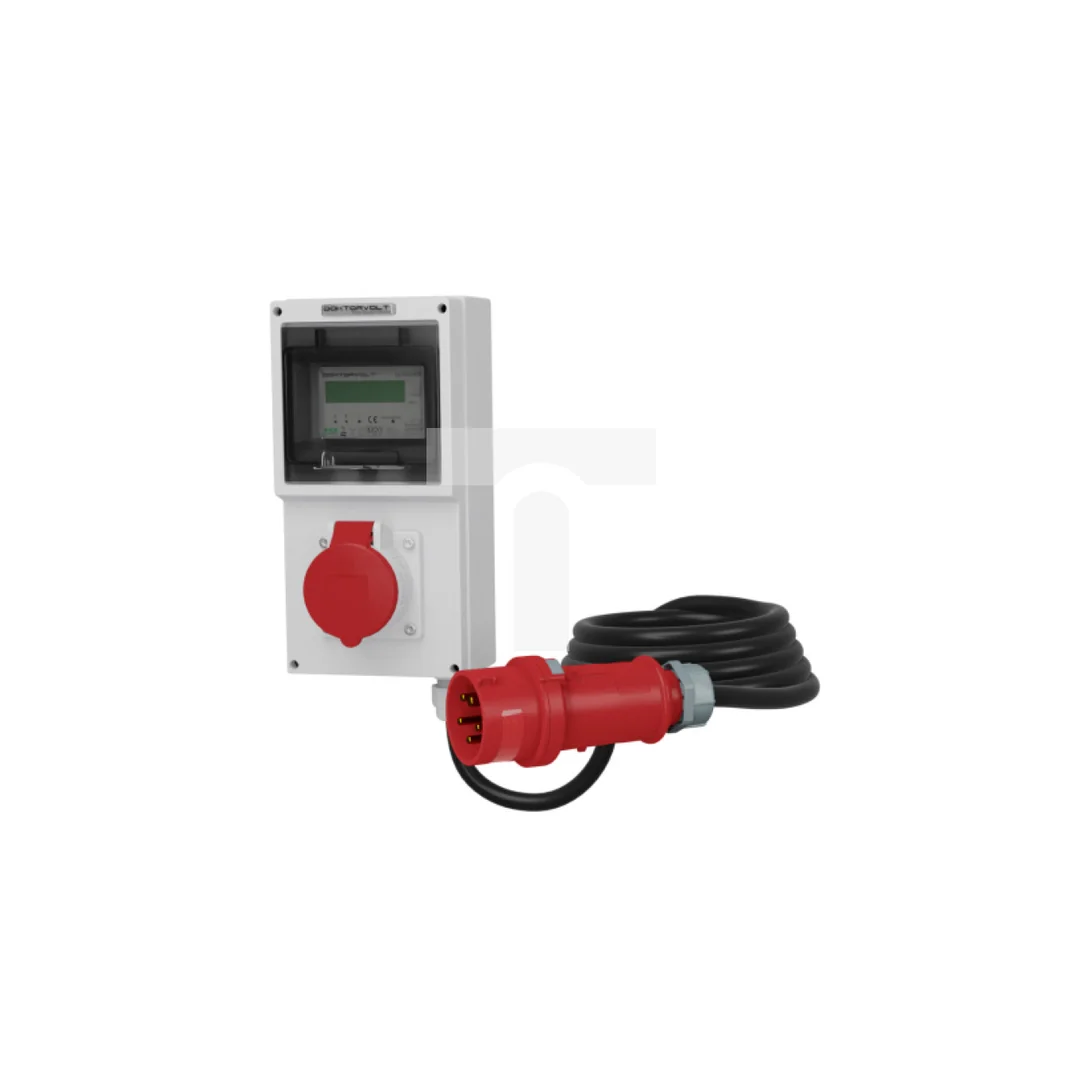Mobilny licznik energii elektrycznej MID gniazdo 16A przewód 5x2,5mm2 Doktorvolt 4326