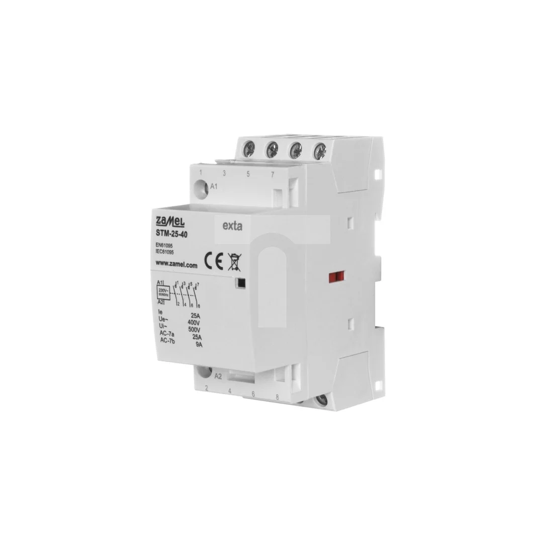 Stycznik modułowy instalacyjny 25A 4Z 230V AC, typ: STM-25-40 EXT10000295