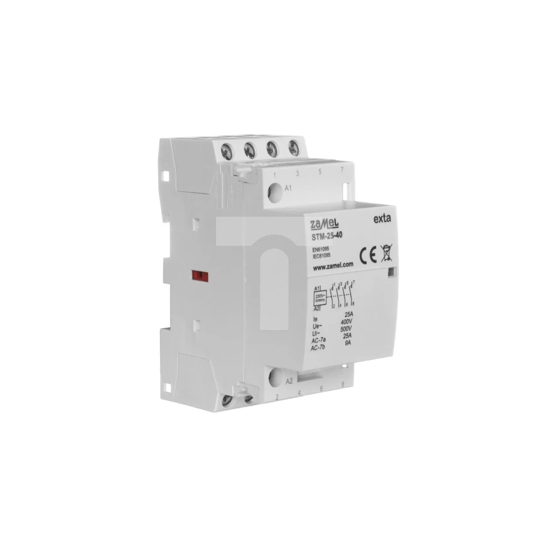 Stycznik modułowy instalacyjny 25A 4Z 230V AC, typ: STM-25-40 EXT10000295