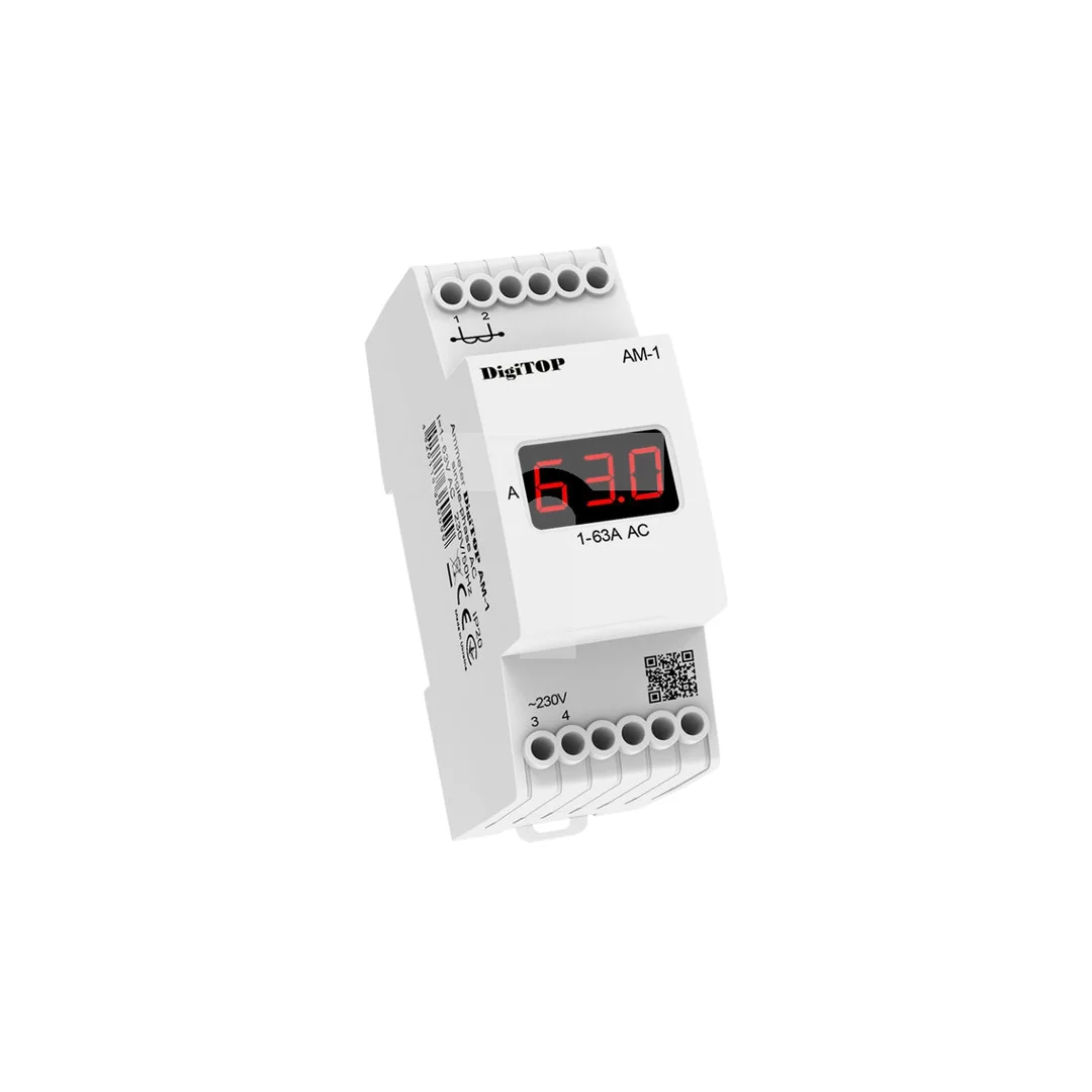 Amperomierz jednofazowy cyfrowy DigiTOP AM-1