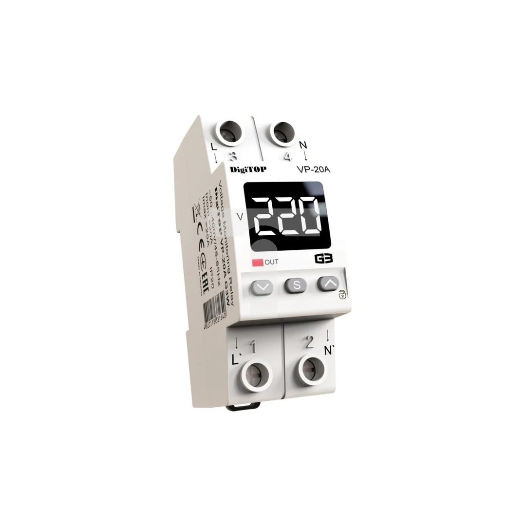 Przekaźnik napięciowy DigiTOP VP-20A G3W