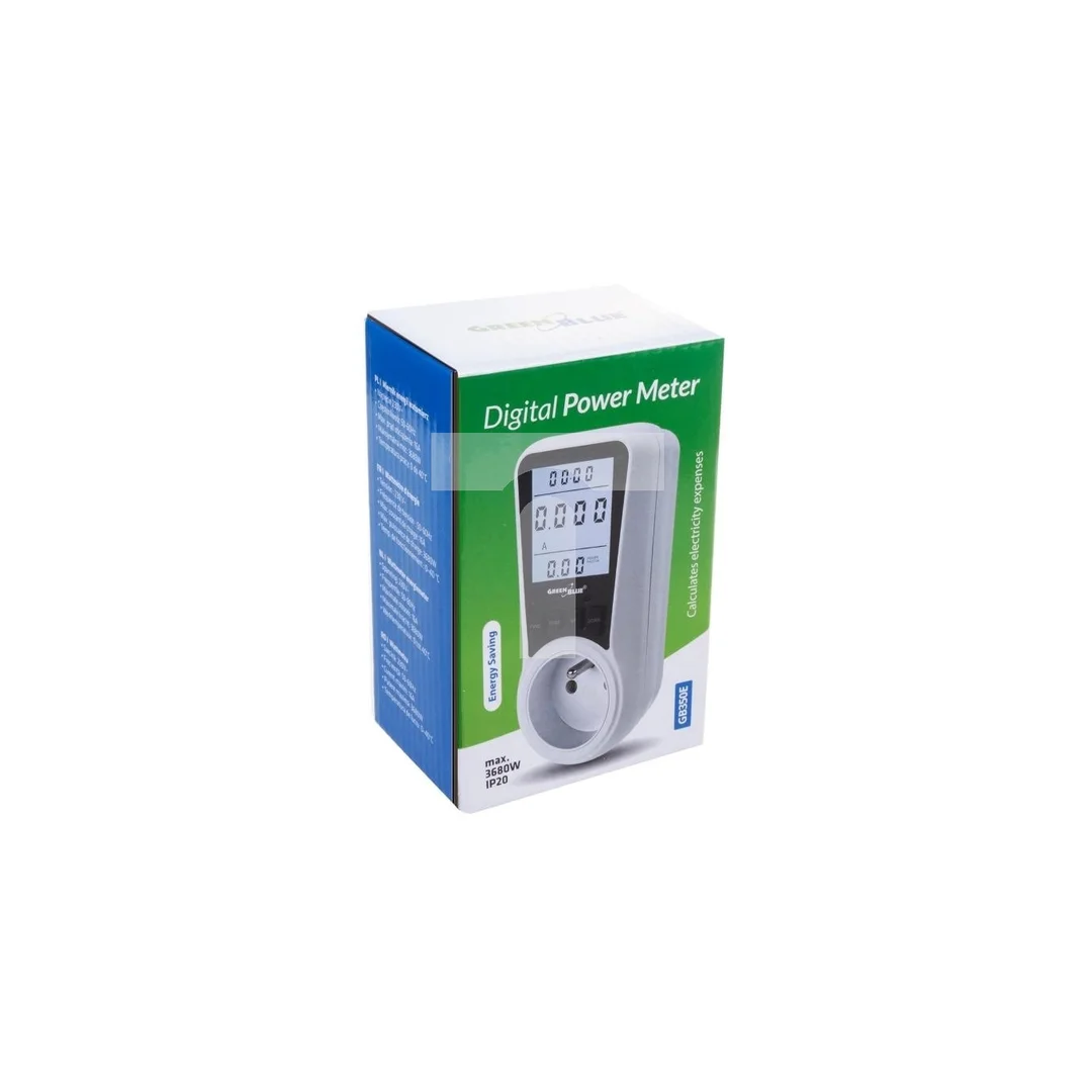 Miernik energii GreenBlue, watomierz GB350 E