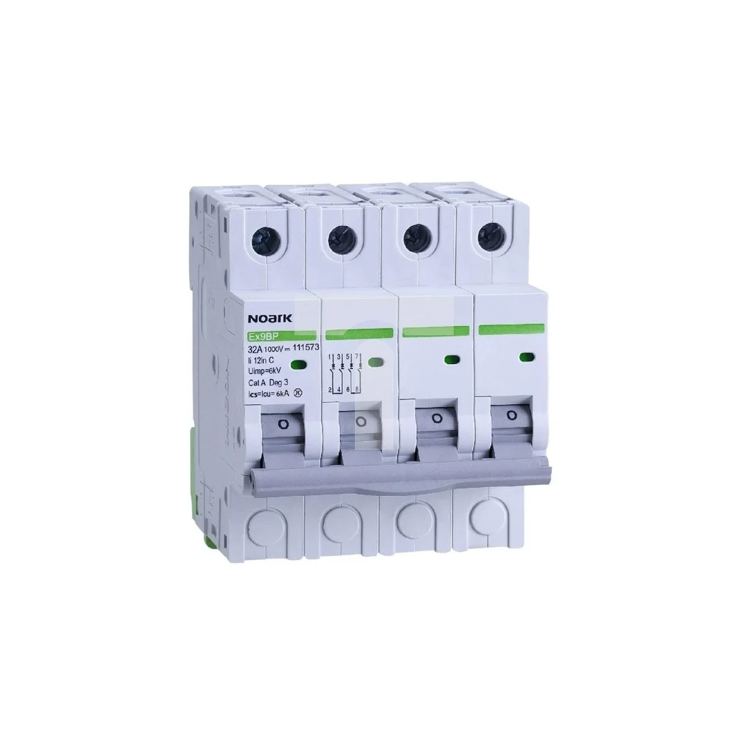 Wyłącznik nadprądowy PV 4P C 13A 1000V DC 10kA Ex9BP