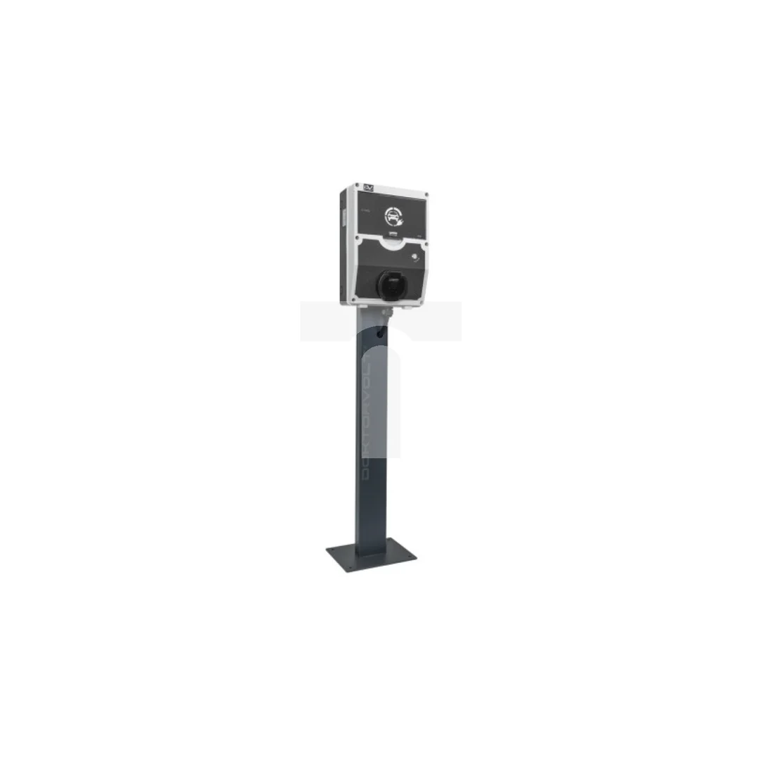 Wolnostojąca stacja ładowania samochodów elektrycznych Wallbox WARIANTY, Model: 1. WALLBOX stacja ładowania 11 kW typ 2 + słupek