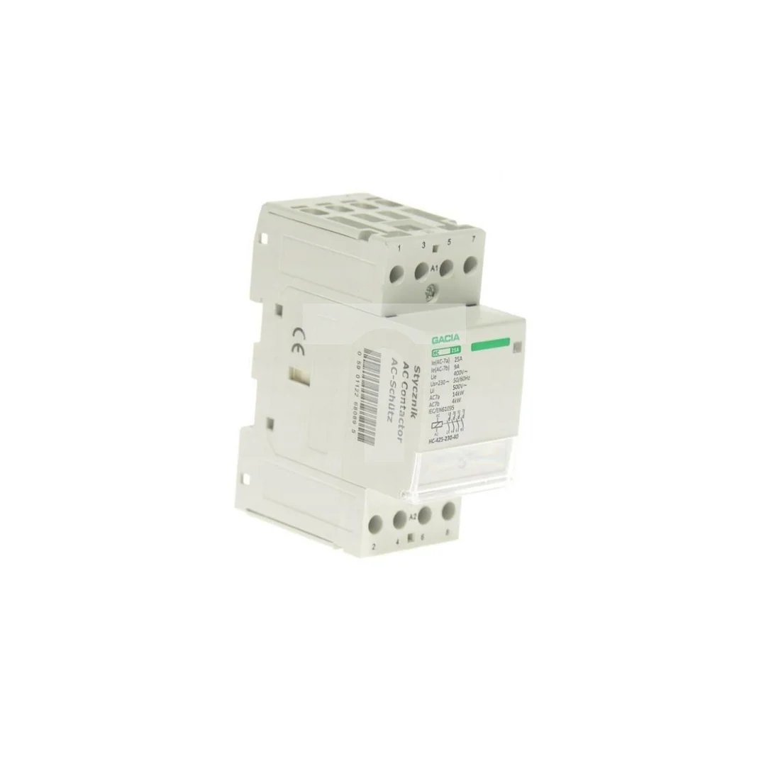 Stycznik modułowy instalacyjny 3F 25A 4Z 4NO 230V