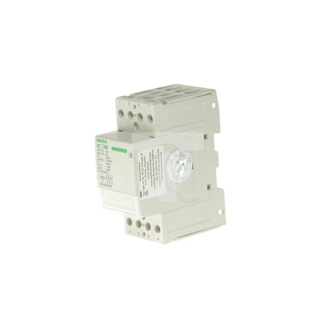 Stycznik modułowy instalacyjny 3F 25A 4Z 4NO 230V