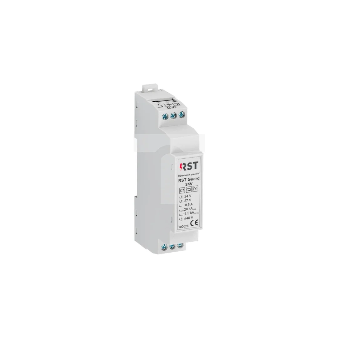 Ogranicznik przepięć do ochrony systemów sterowania i kontrolno-pomiarowych, RST Guard 24V 100 024