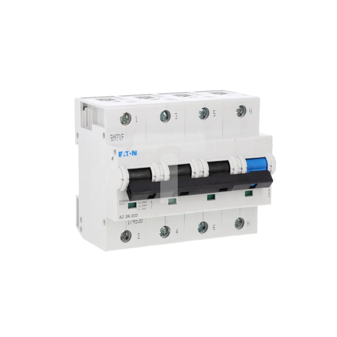Wyłącznik nadprądowy 3P+N D 32A 25kA AC AZ-3N-D32 174530