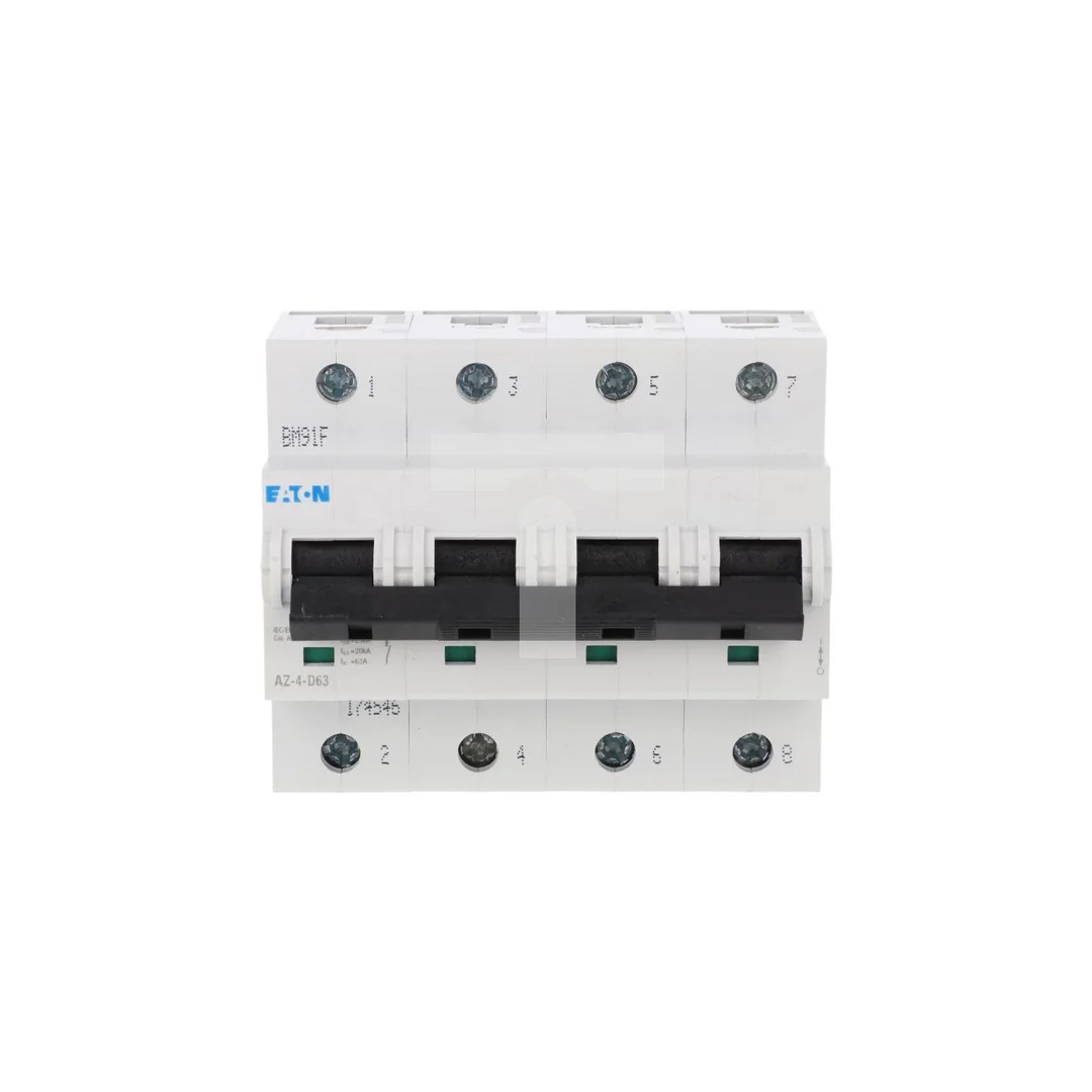 Wyłącznik nadprądowy 4P D 63A 25kA AC AZ-4-D63 174546