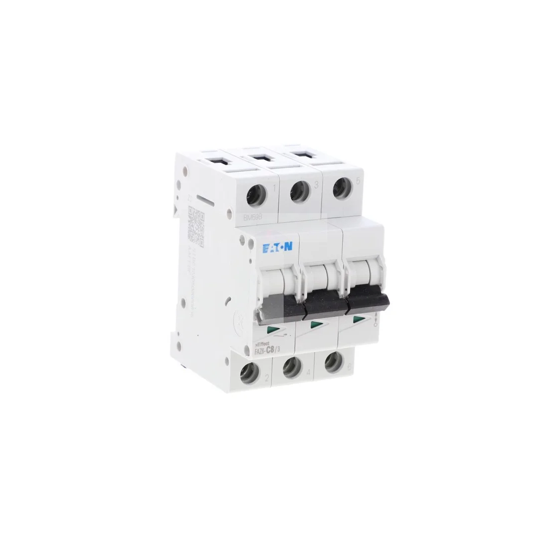 Wyłącznik nadprądowy 3P C 8A 6kA AC FAZ6-C8/3 177405