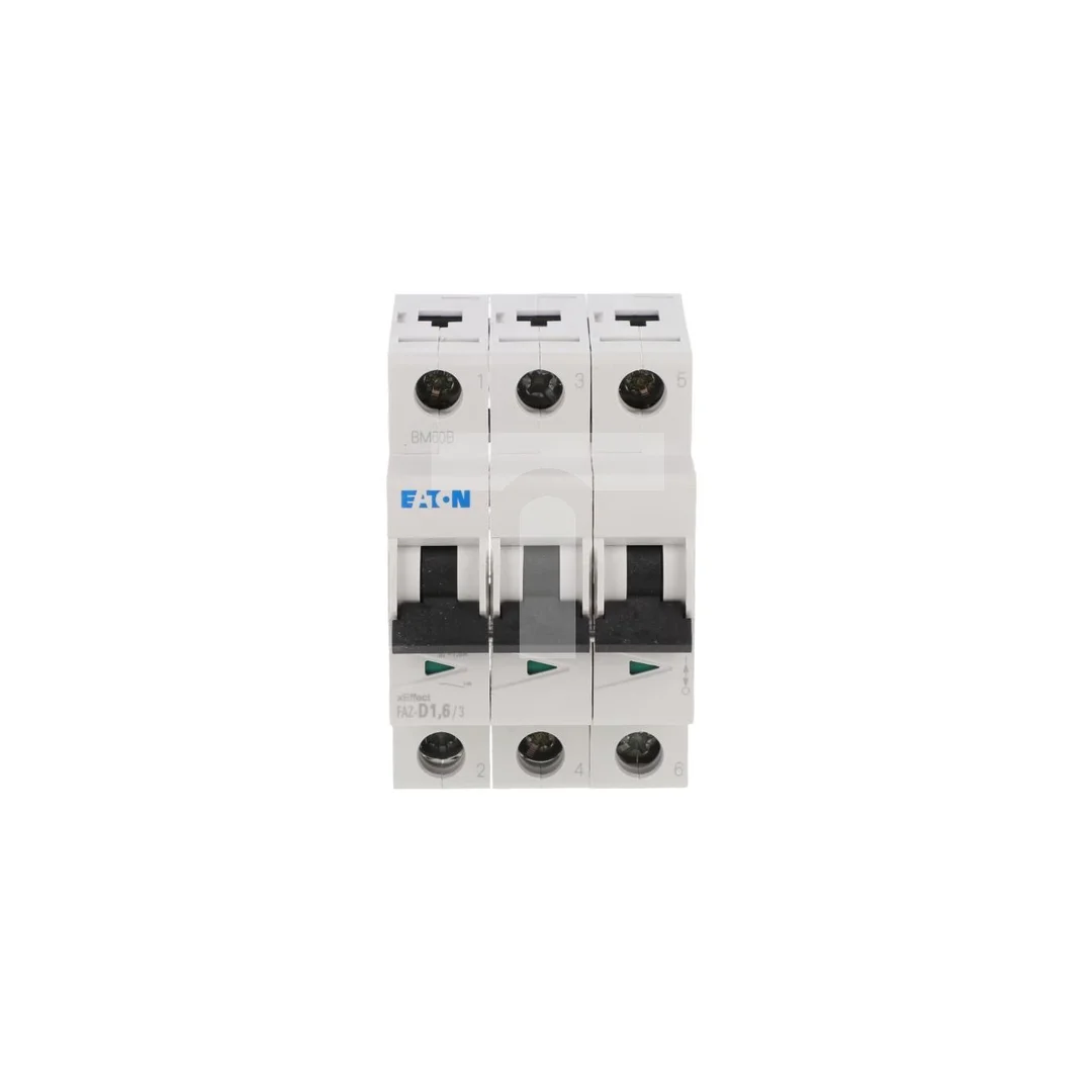Wyłącznik nadprądowy 3P D 1,6A 15kA AC FAZ-D16/3 278883