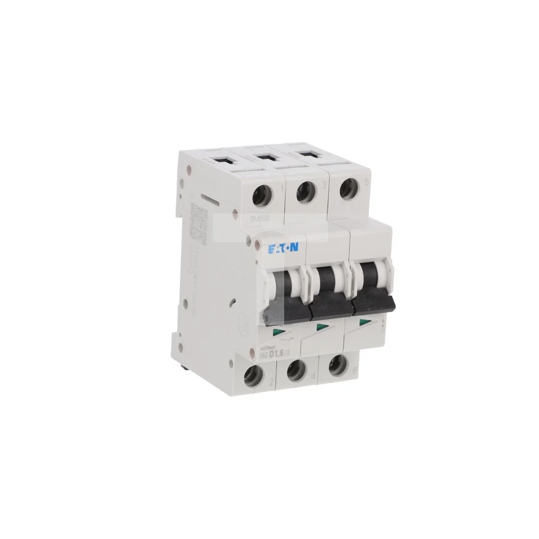 Wyłącznik nadprądowy 3P D 1,6A 15kA AC FAZ-D16/3 278883