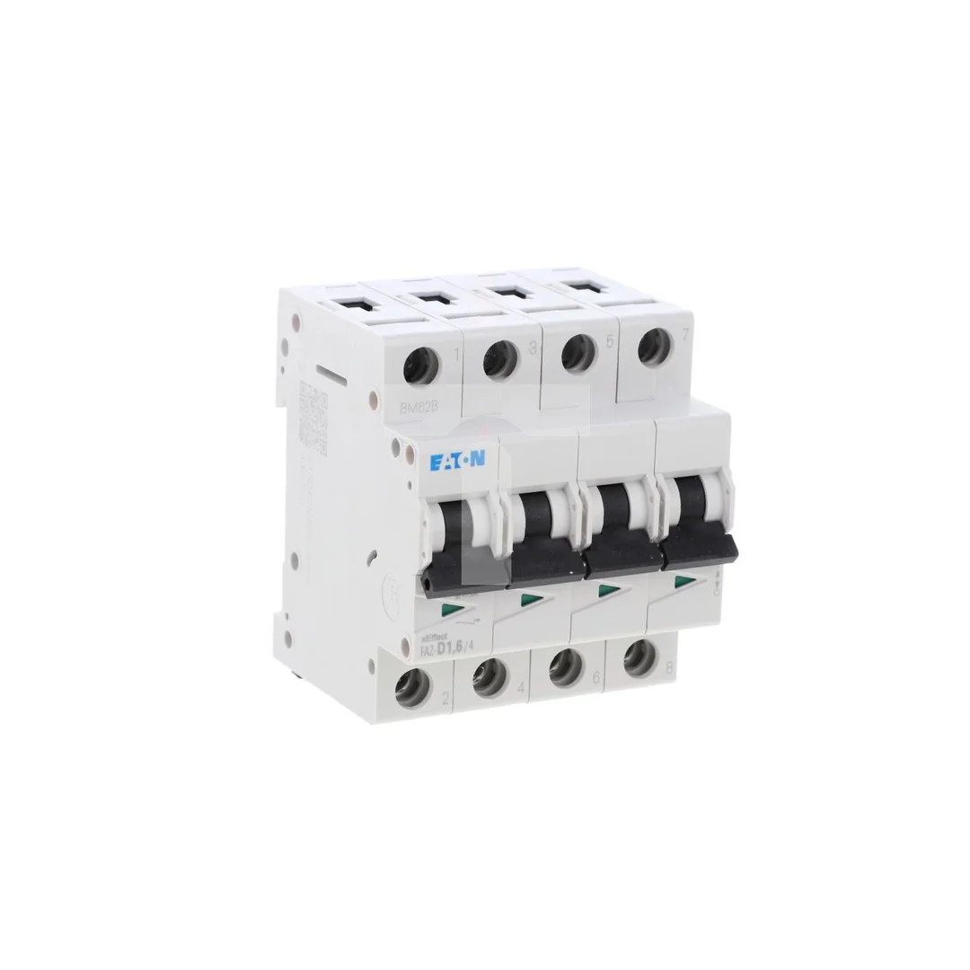 Wyłącznik nadprądowy 4P D 1,6A 15kA AC FAZ-D16/4 279071