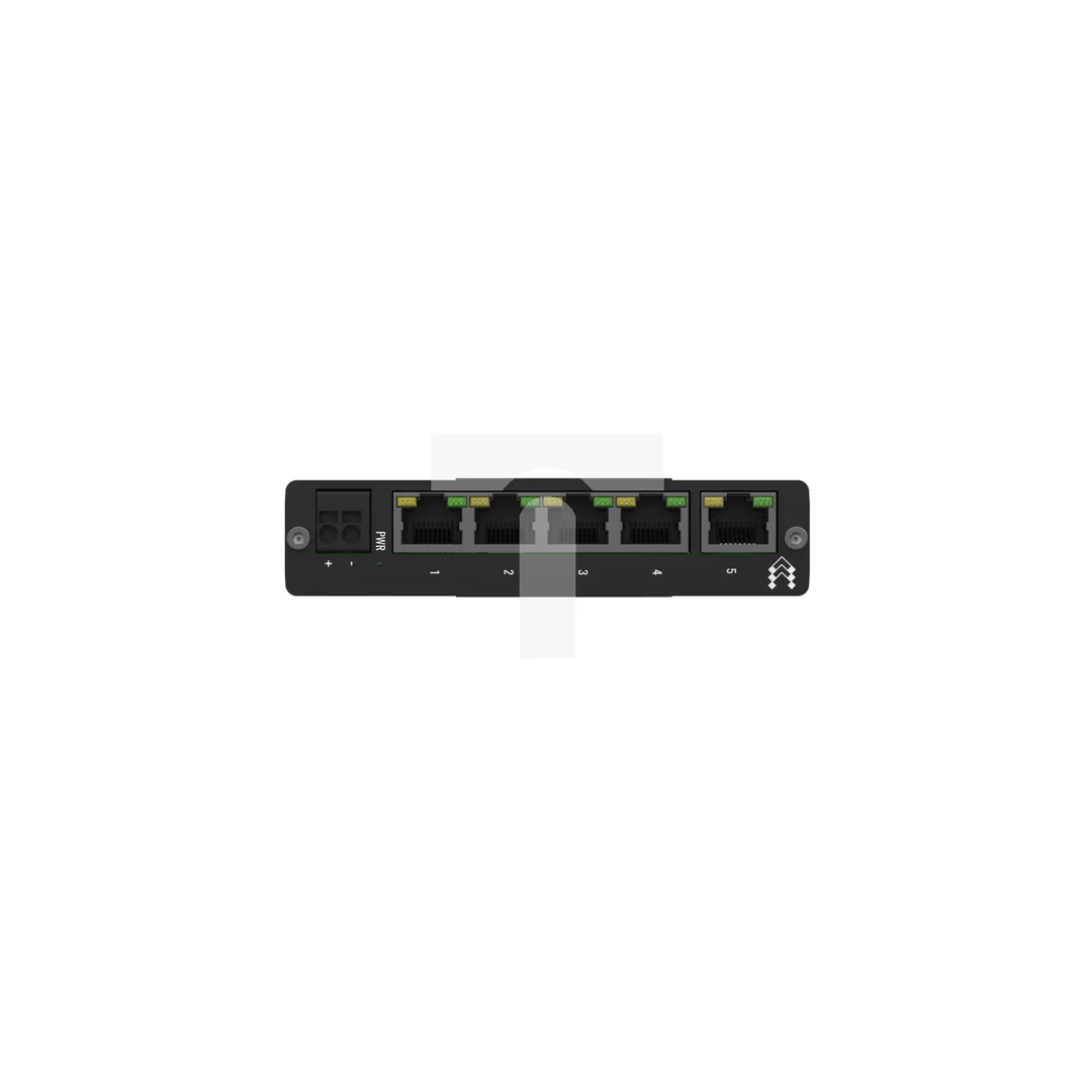 Switch 5x RJ45 100Mb/s, Passive PoE, IP30, DIN Teltonika TSW010