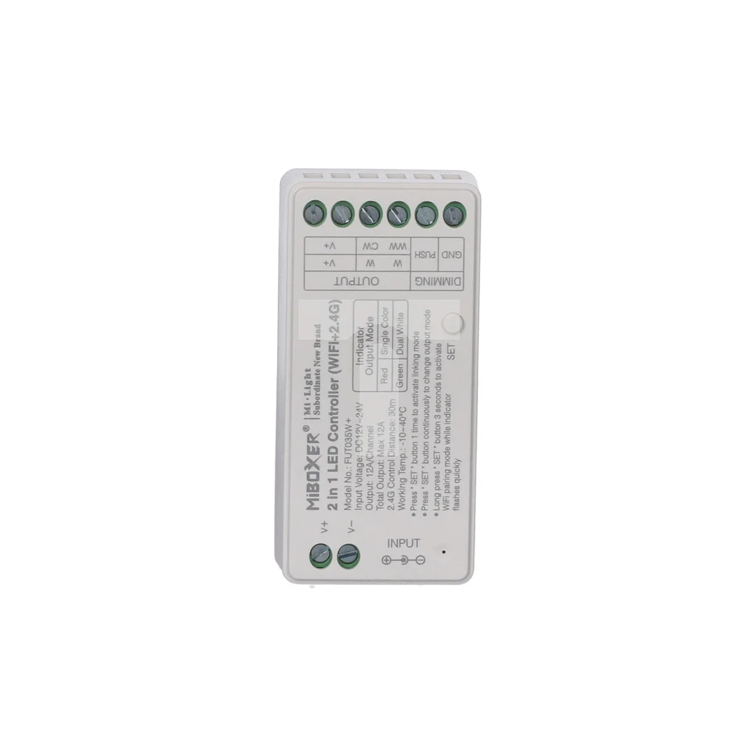 Sterownik MiLight MONO 12-24V 6/12A WIFI FUT035W+ 2w1 FUT35W FUT36W