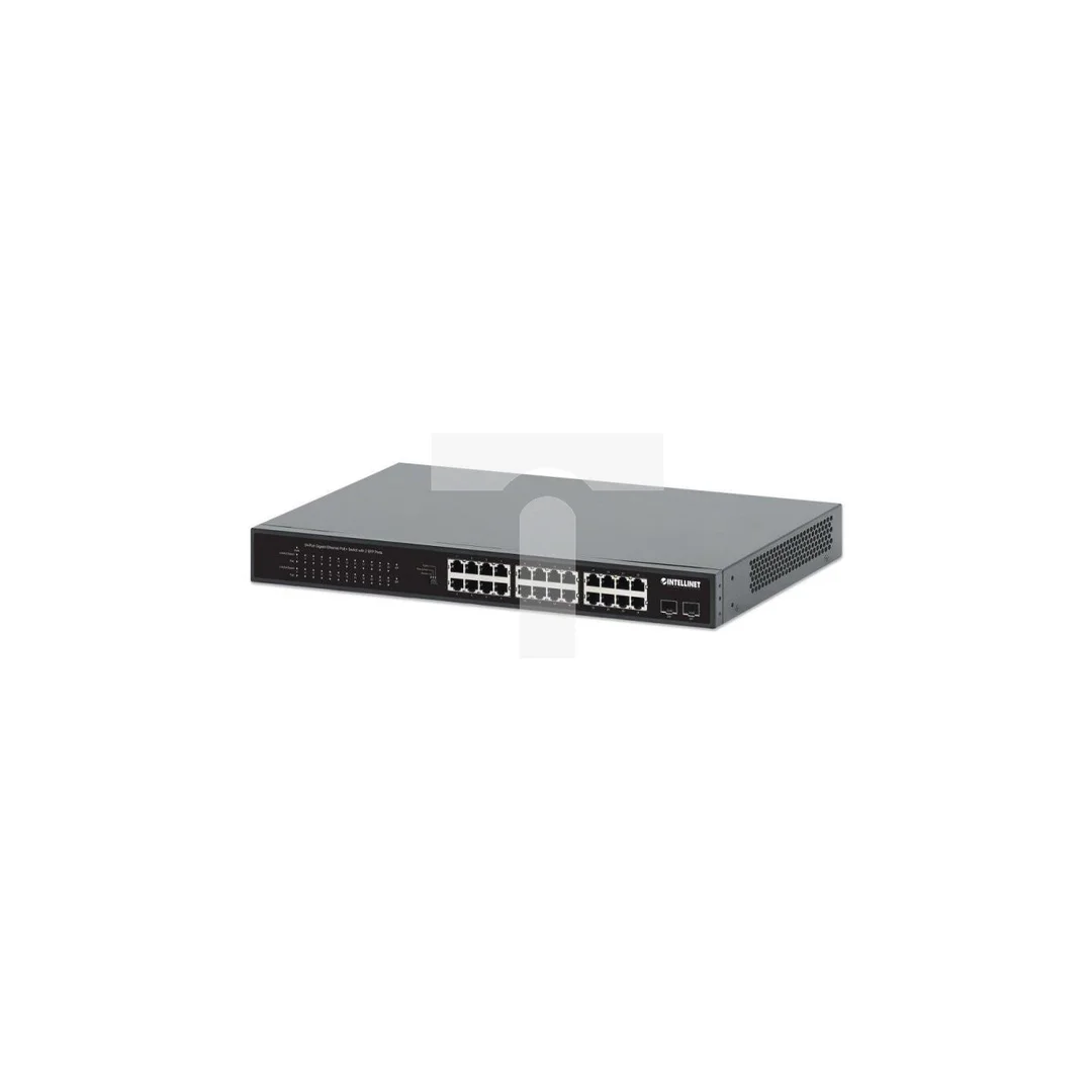 Switch Gigabit 24-portowy PoE+ z 2 portami SFP