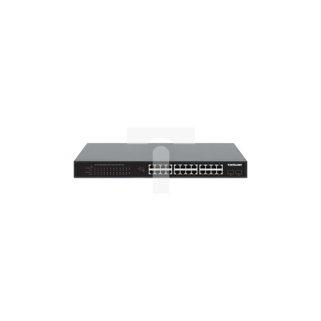 Switch Gigabit 24-portowy PoE+ z 2 portami SFP