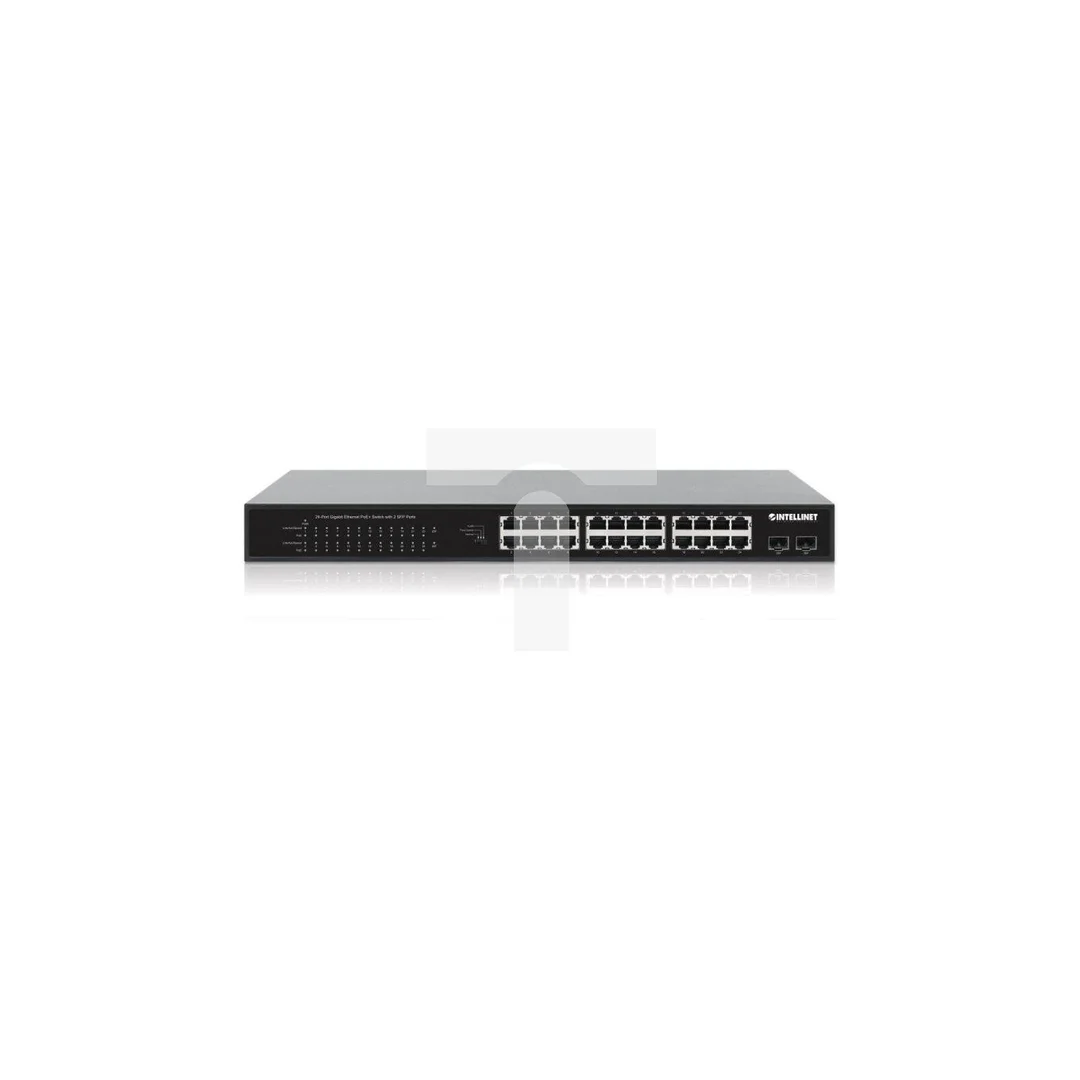 Switch Gigabit 24-portowy PoE+ z 2 portami SFP