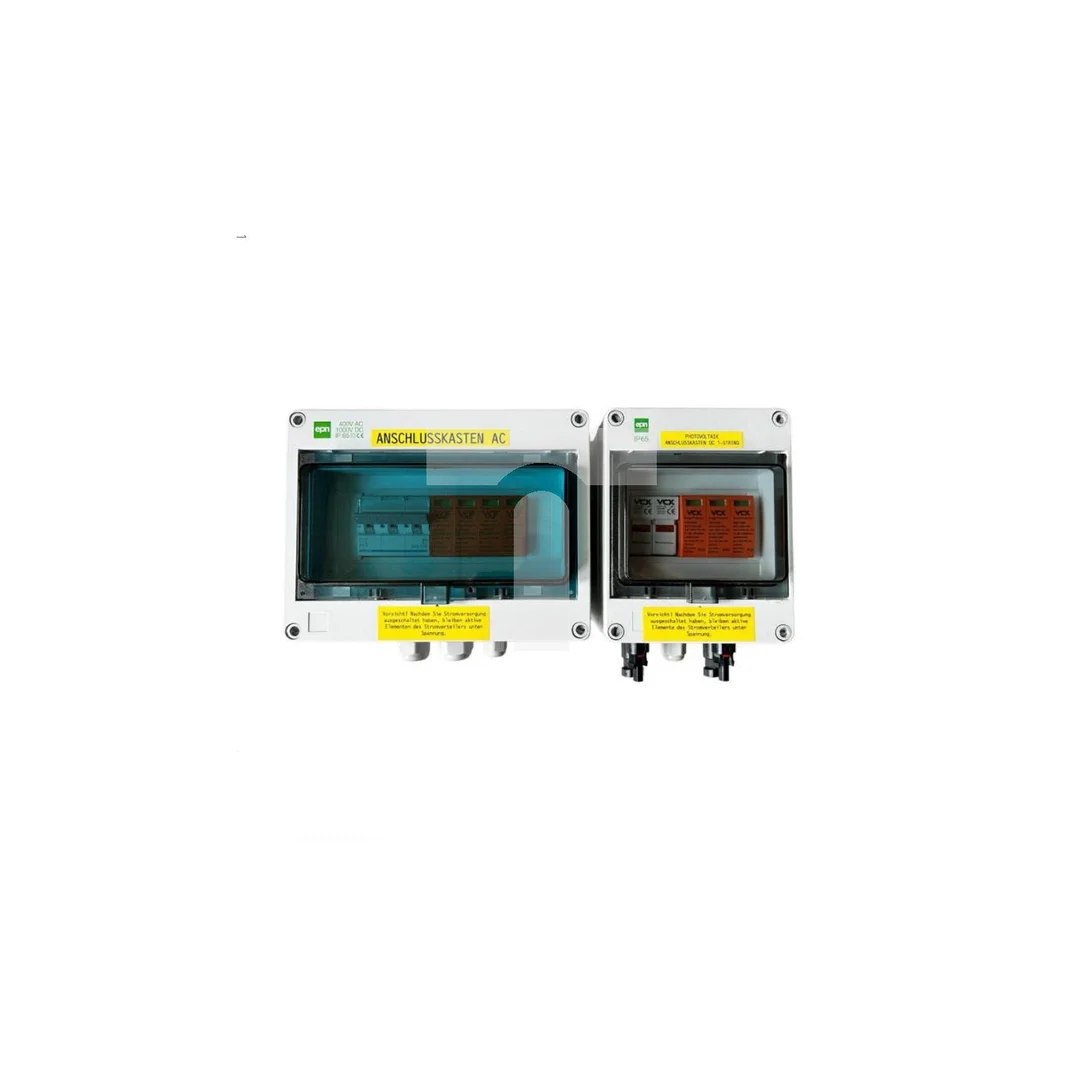 Set DC+AC Skrzynka PV przyłączeniowa 1-stringowa DC1S3P+AC3P4P