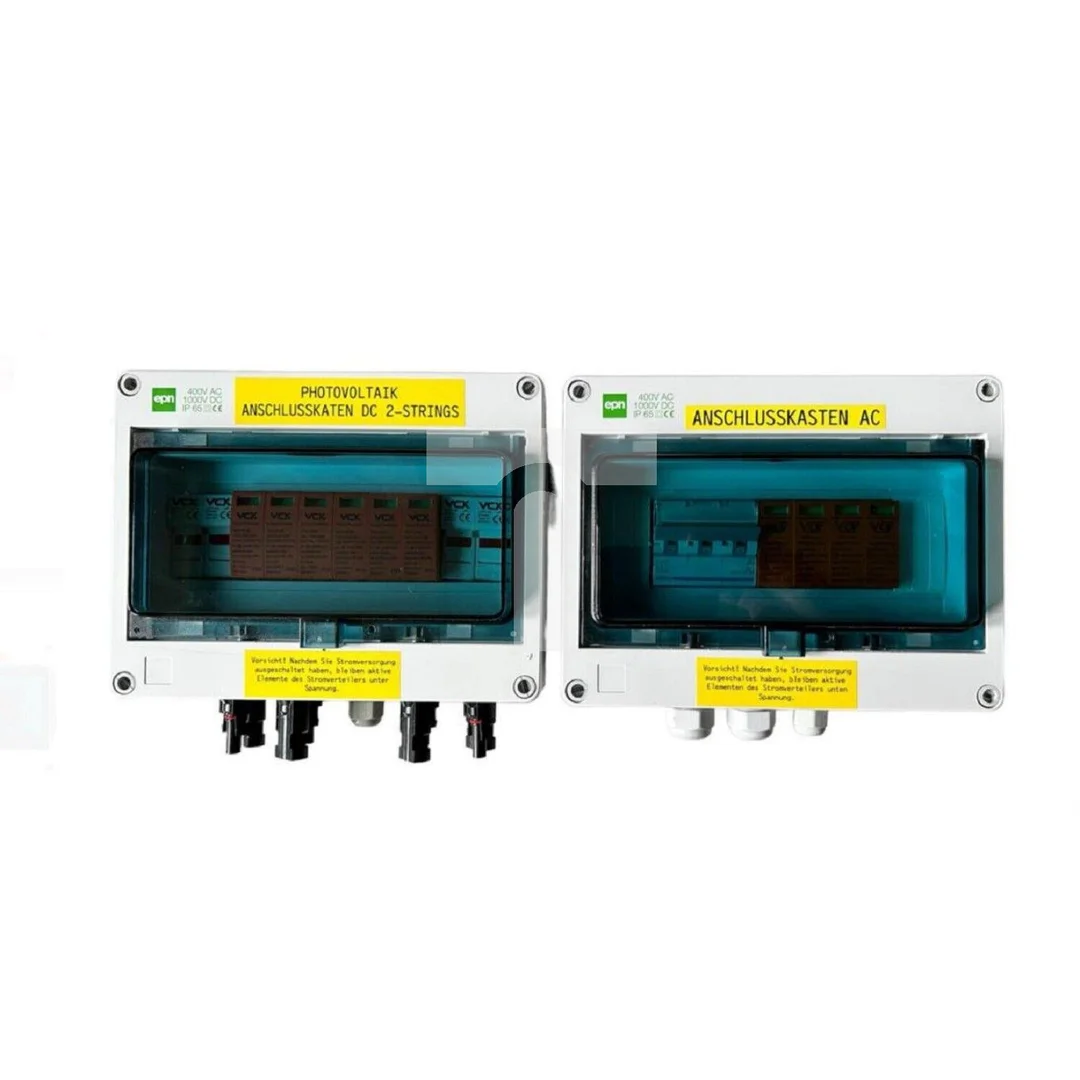 Set DC+AC Skrzynka PV przyłączeniowa 2-stringowa DC2S3P+AC3P4P