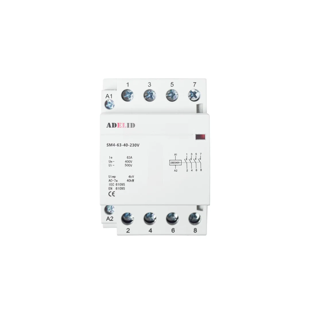 Stycznik modułowy 40A 230V 4xNO SM4 63-40-230V