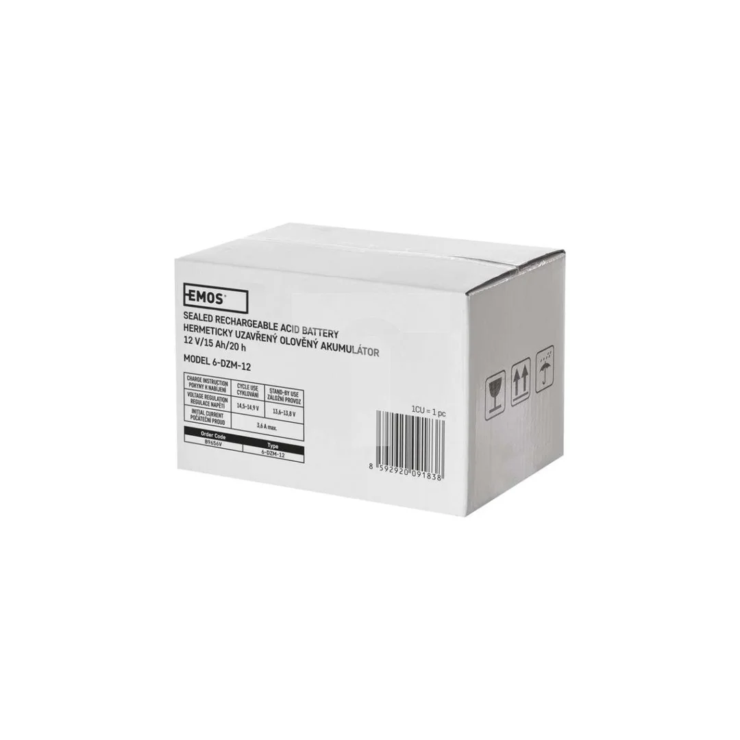 Akumulator VRLA AGM 12V 15Ah F6,3 B9656V