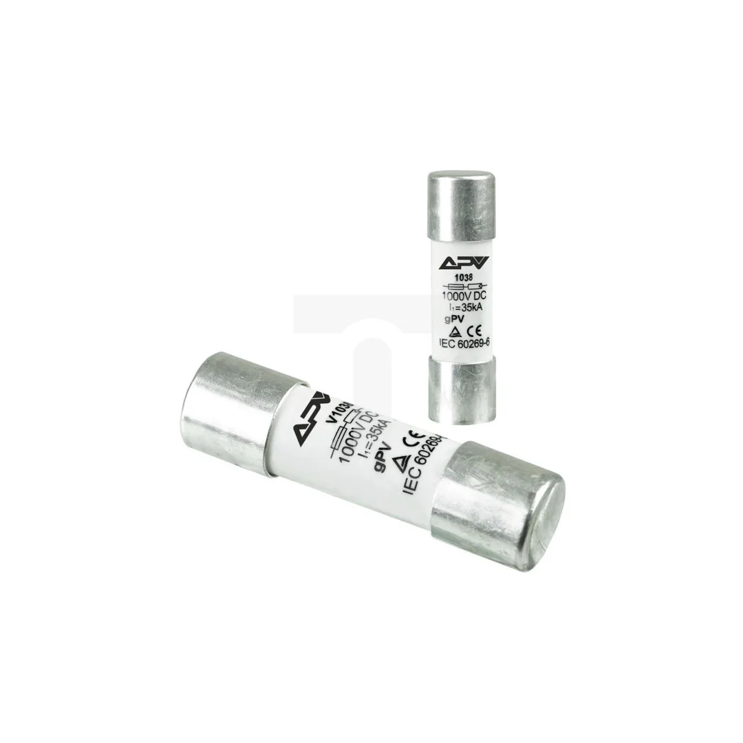 Wkładka bezpiecznikowa 10x38 25A 1000V DC gPV APV-WB-10X38-25A