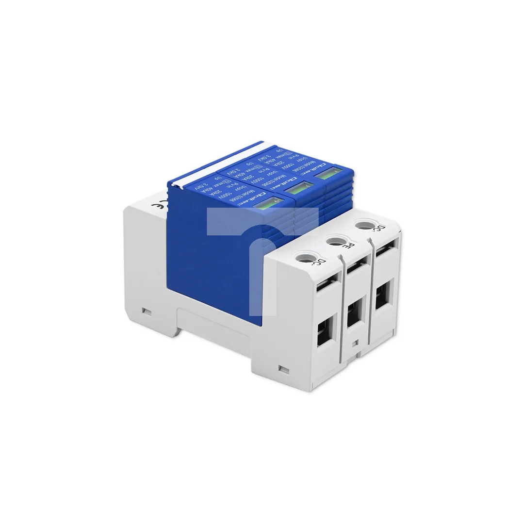 Qoltec Ogranicznik ochronnik przepięć DC 3P 1000V T2 C