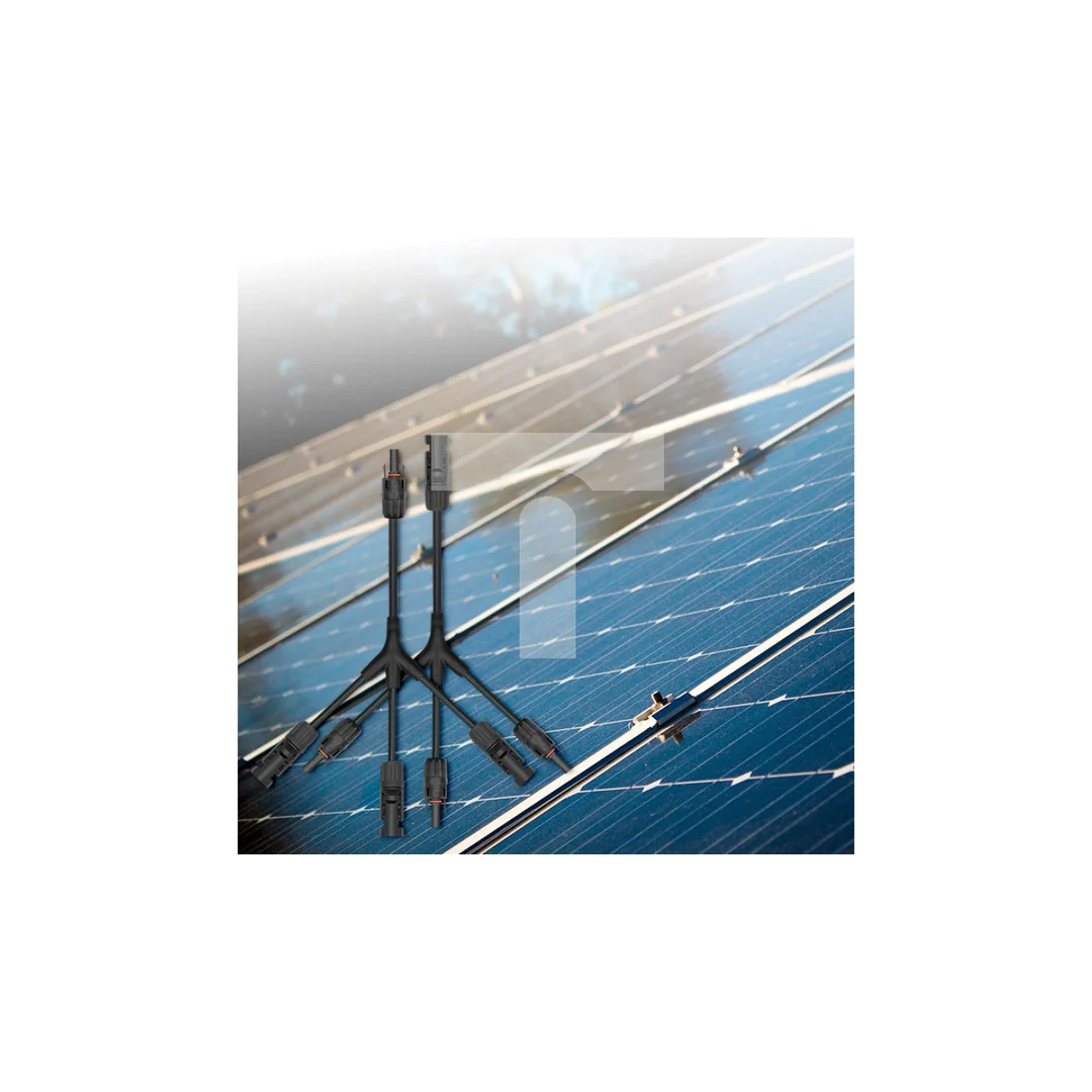 Qoltec Konektor solarny złącze MC4 Typ Y 1000V 30A komplet