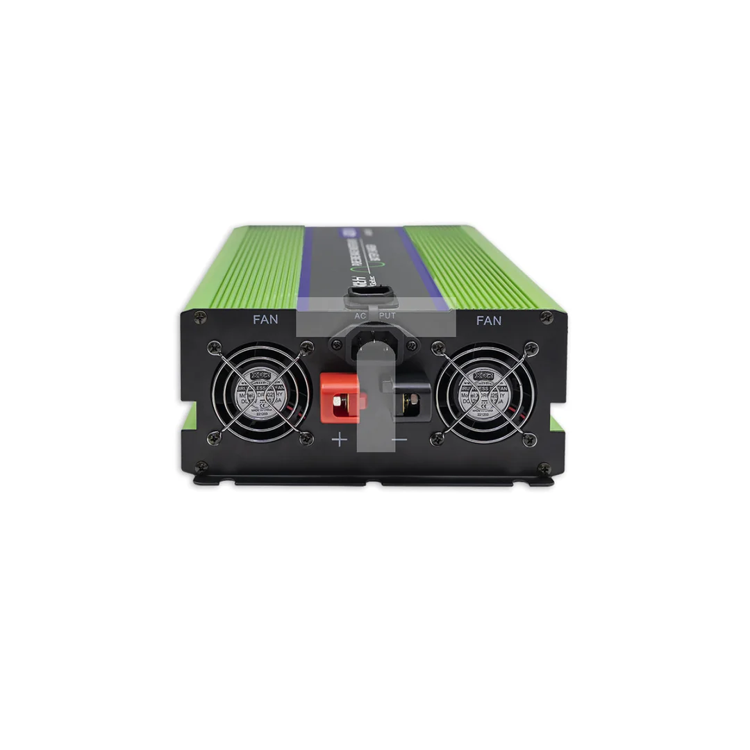 Qoltec Przetwornica napięcia Monolith ładowanie baterii UPS 3000W 6000W 12V na 230V Czysty Sinus LCD
