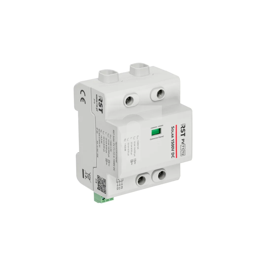 Ogranicznik przepięć T1+T2 DC, RST Solar PV T1+T2 Y 1500V DC FM 641 506