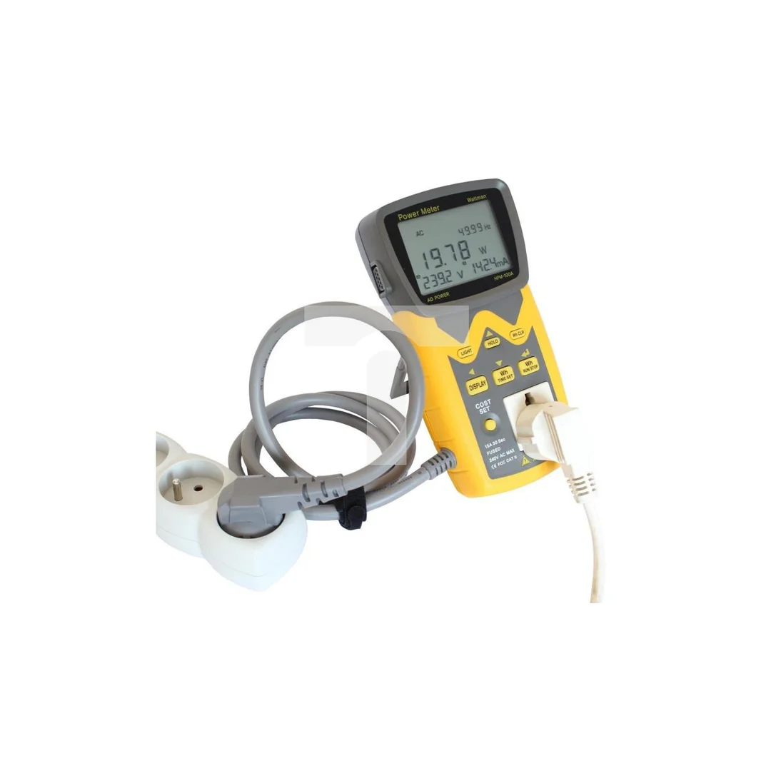 Watomierz analizator z rejestratorem RS232 Wattman HPM-100A