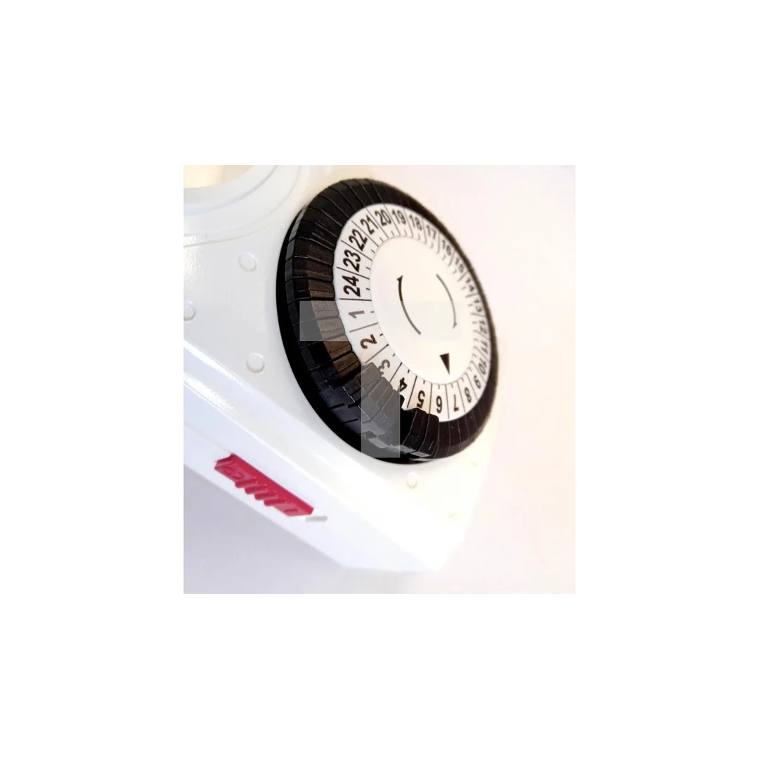 Programator czasowy mechaniczny 24h 30-minutowy, biały 67074