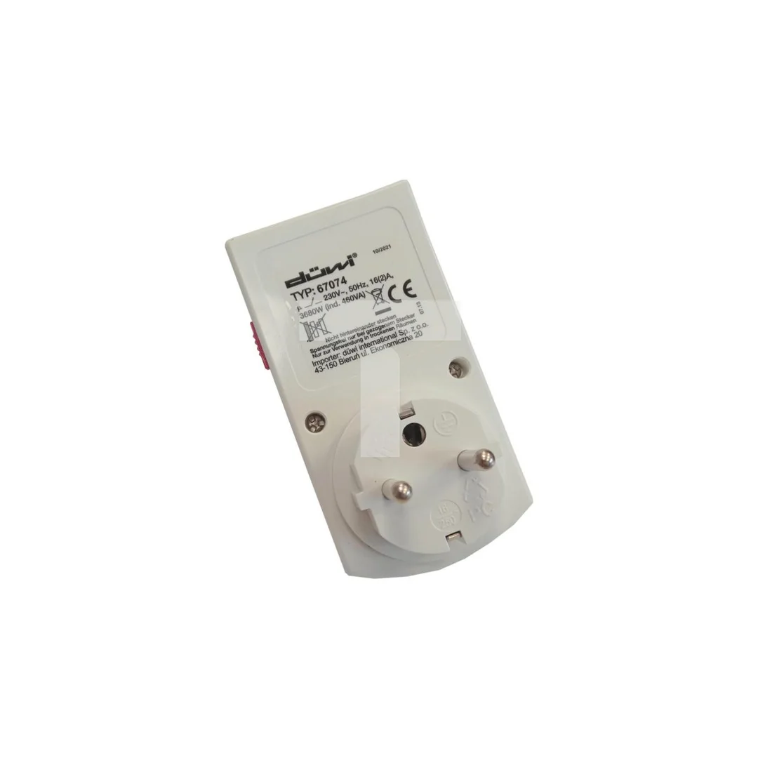 Programator czasowy mechaniczny 24h 30-minutowy, biały 67074