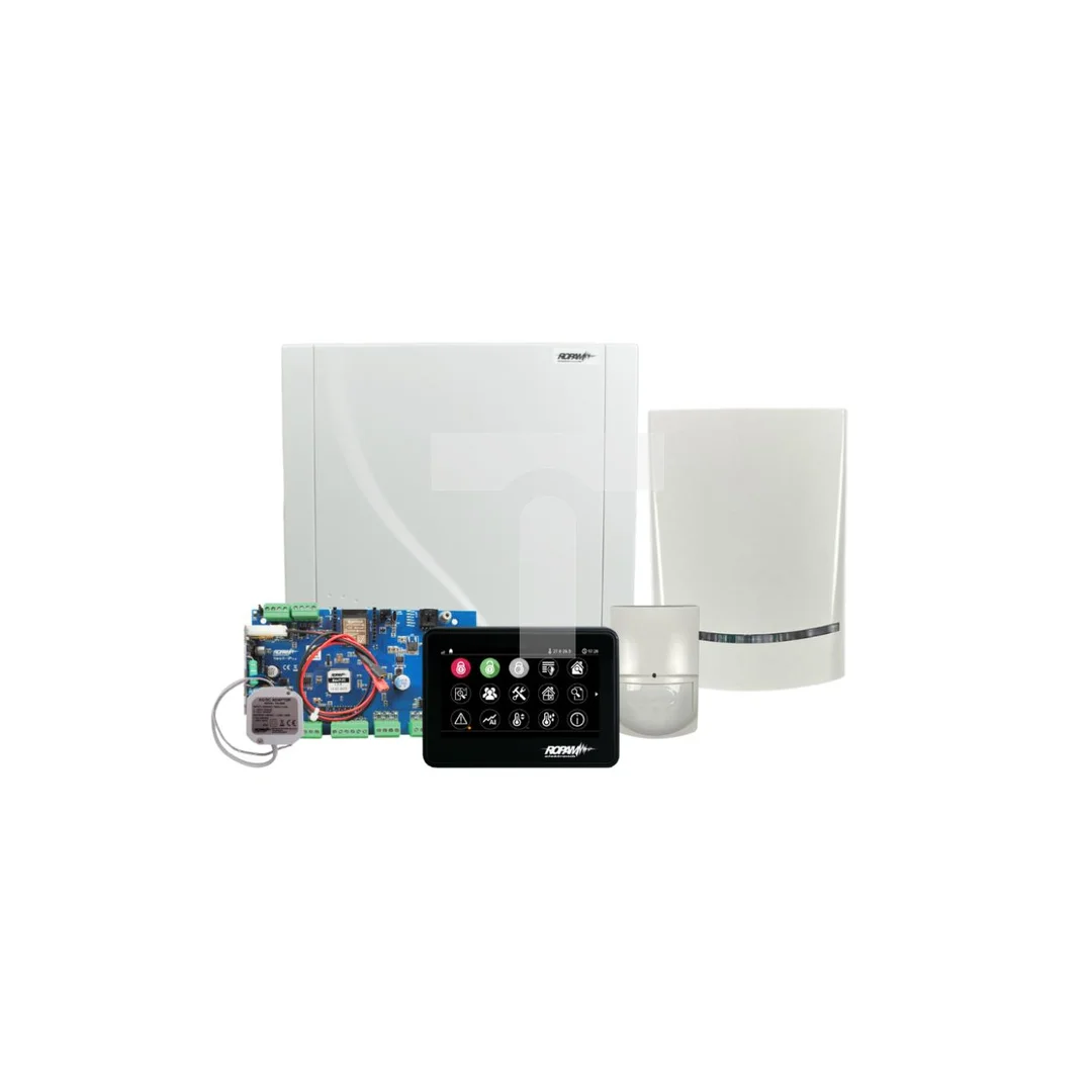 Zestaw alarmowy Neo-IP-PS-SET z czarnym panelem, Easy install