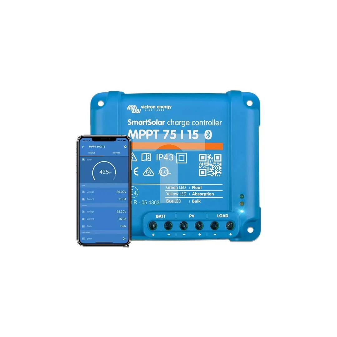 Regulator ładowania Smart 75V/15A BlueTooth