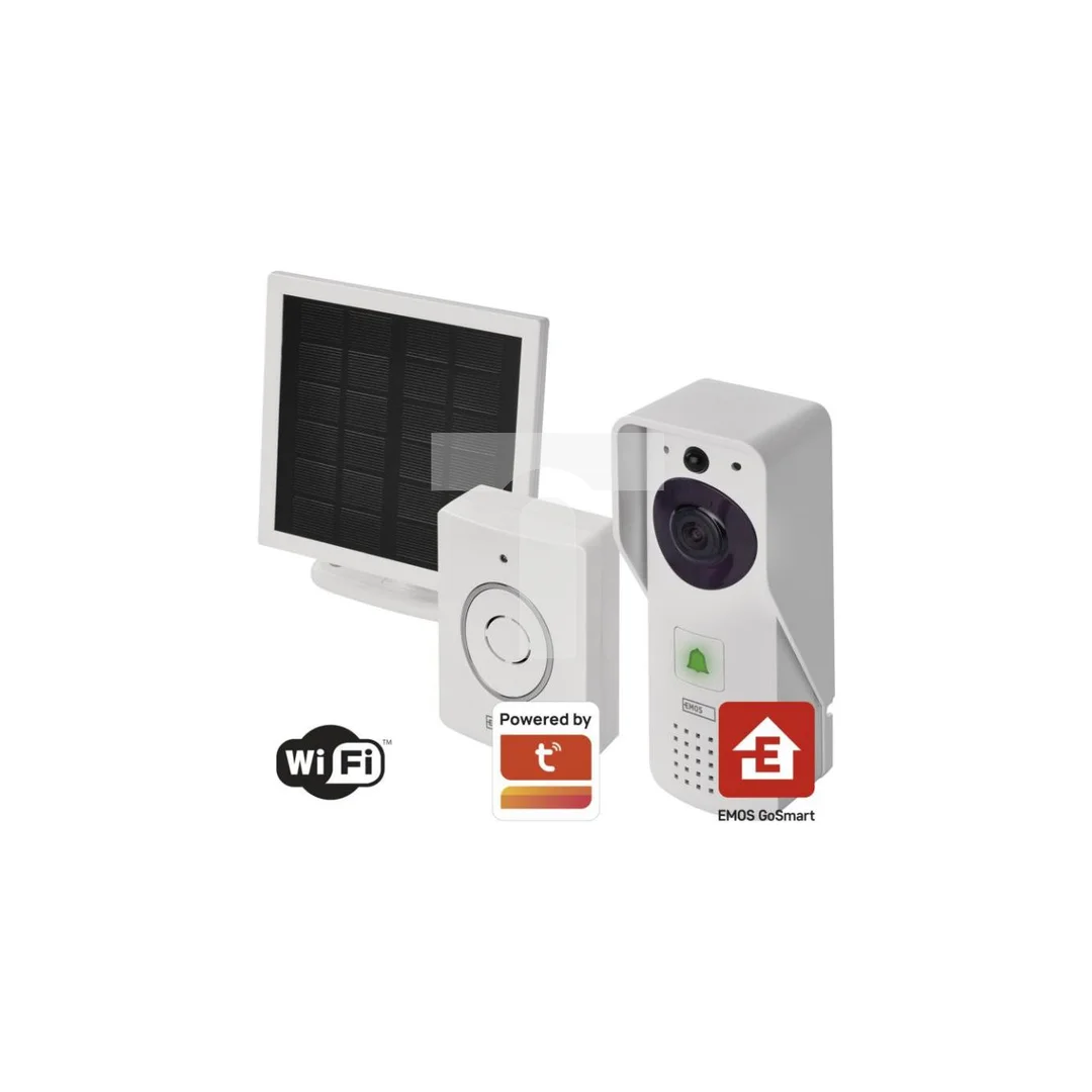 GoSmart Dzwonek wideo IP-09D z Wi-Fi, akumulatorem i panelem solarnym H4030