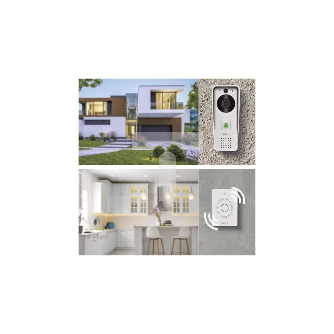 GoSmart Dzwonek wideo IP-09D z Wi-Fi, akumulatorem i panelem solarnym H4030