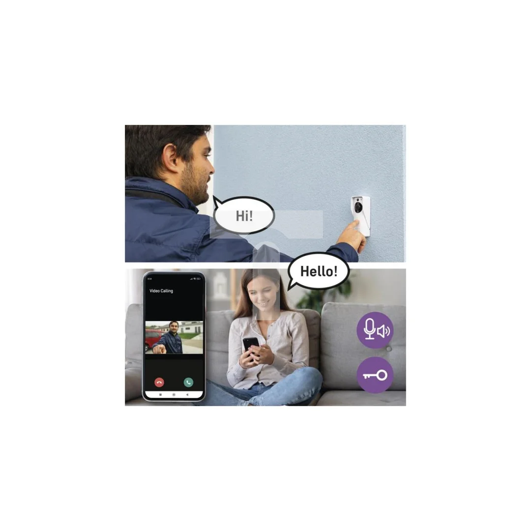 GoSmart Dzwonek wideo IP-09D z Wi-Fi, akumulatorem i panelem solarnym H4030