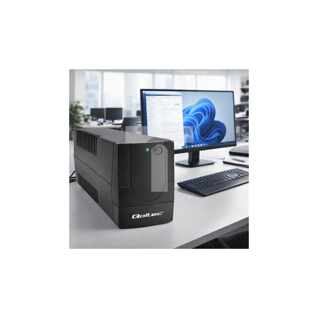 Qoltec Zasilacz awaryjny UPS Line Interactive Monolith 850VA 480W