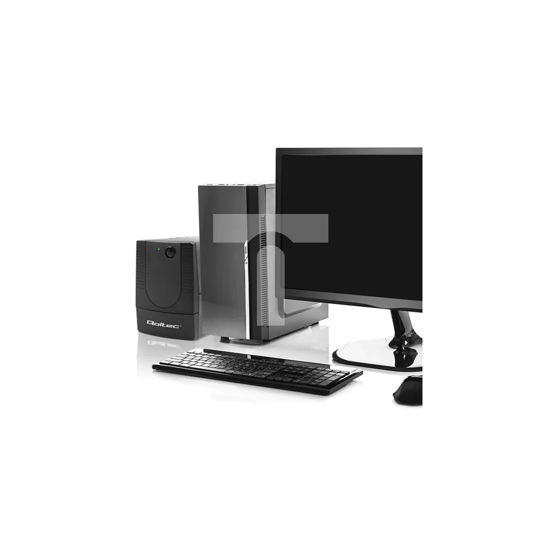 Qoltec Zasilacz awaryjny UPS Line Interactive Monolith 850VA 480W