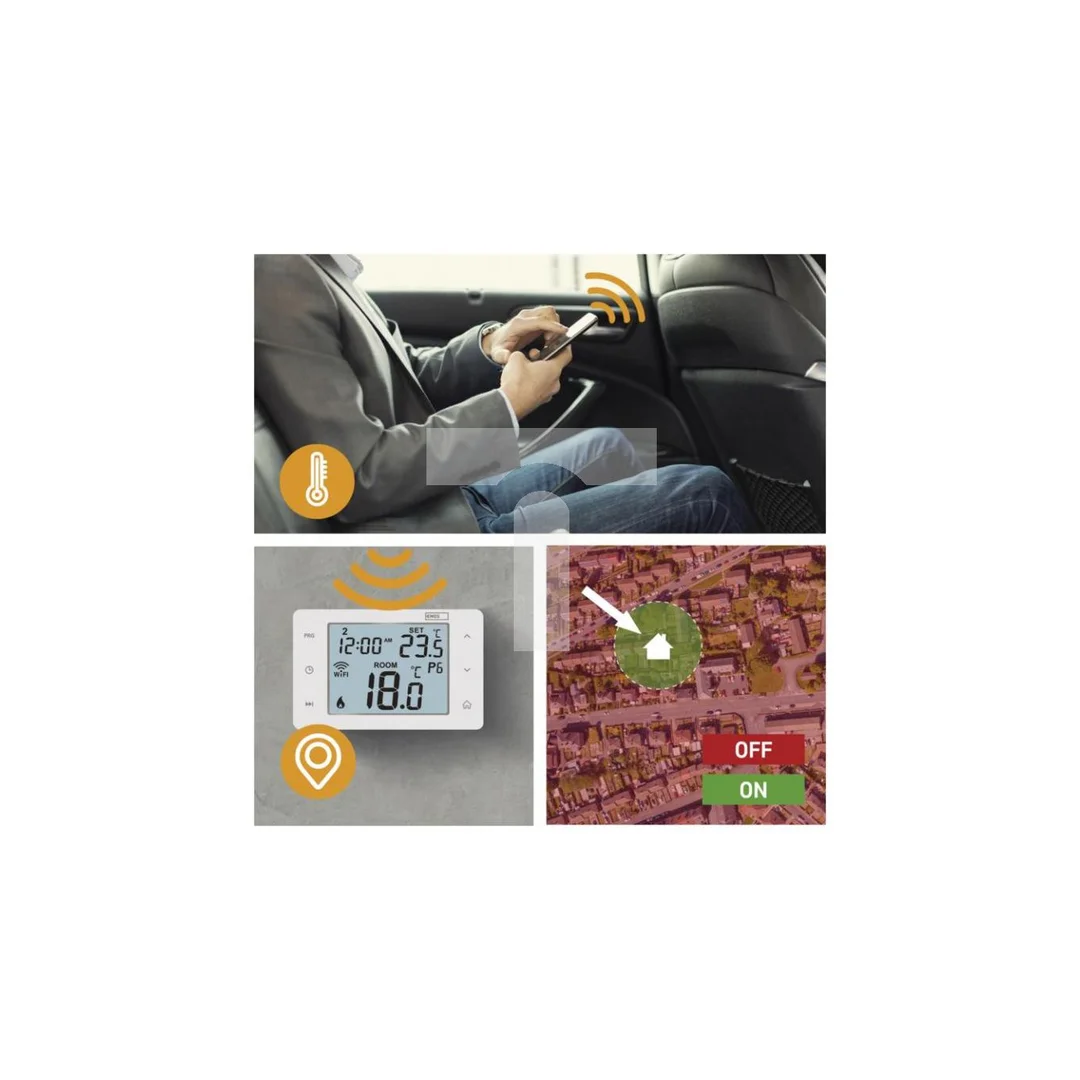 GoSmart Cyfrowy termostat pokojowy z Wi-Fi P56201