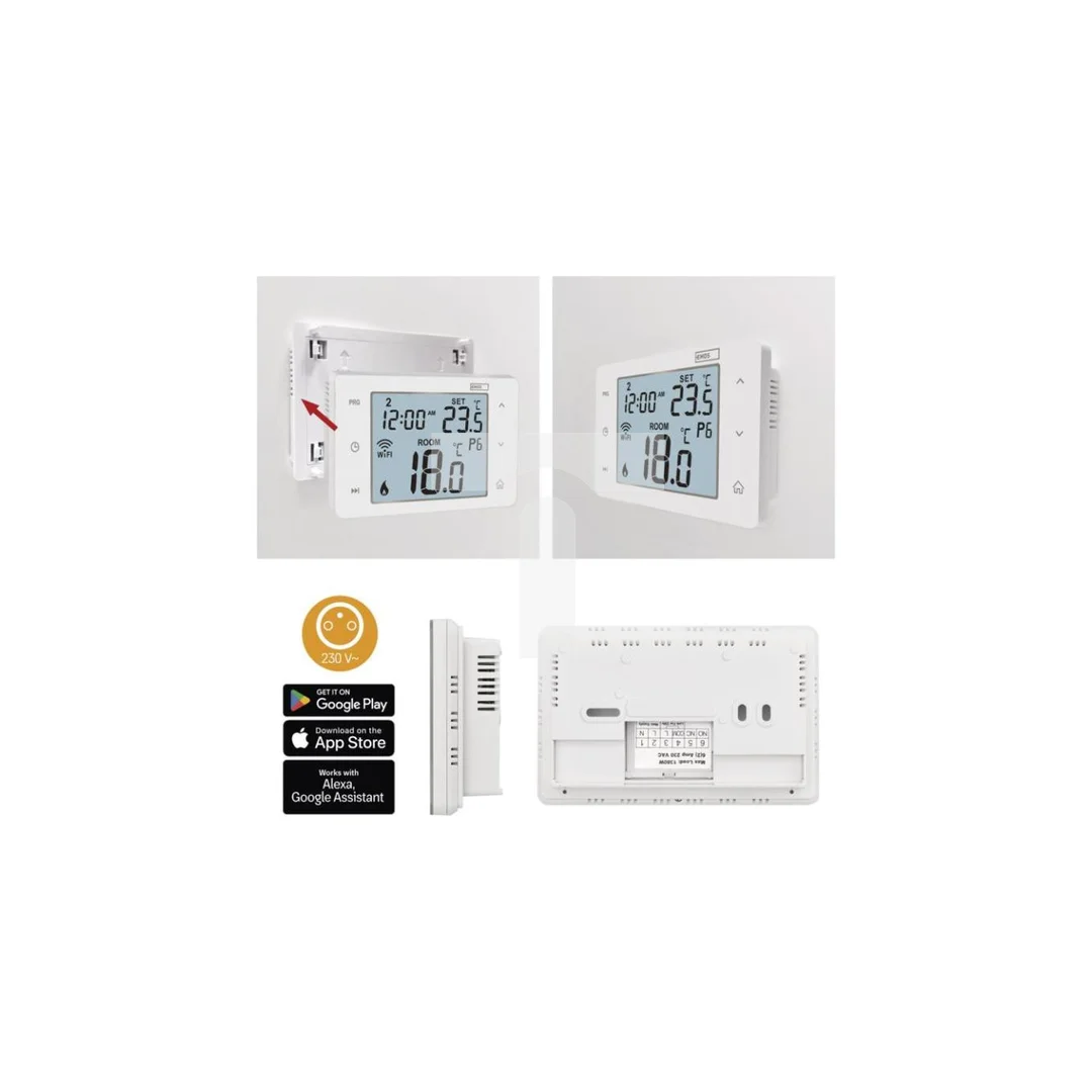 GoSmart Cyfrowy termostat pokojowy z Wi-Fi P56201
