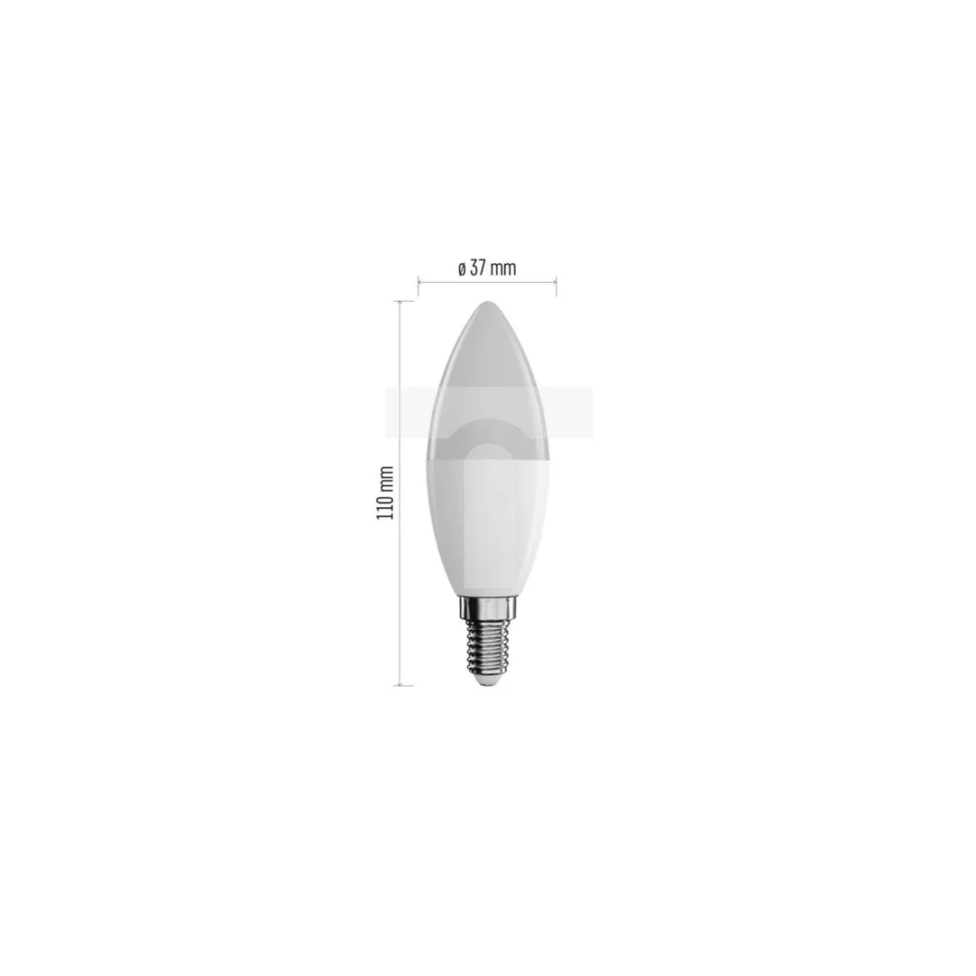 Żarówka LED świeczka / E14 / 4,8 W / 470 lm / RGB / ściemnialna / Zigbee / ZQZ322R