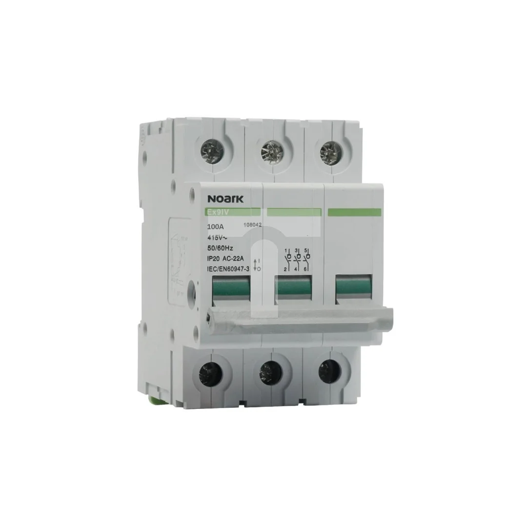 Rozłącznik izolacyjny 100A 3-biegunowy 3P (400V AC) 3-modułowy NOARK