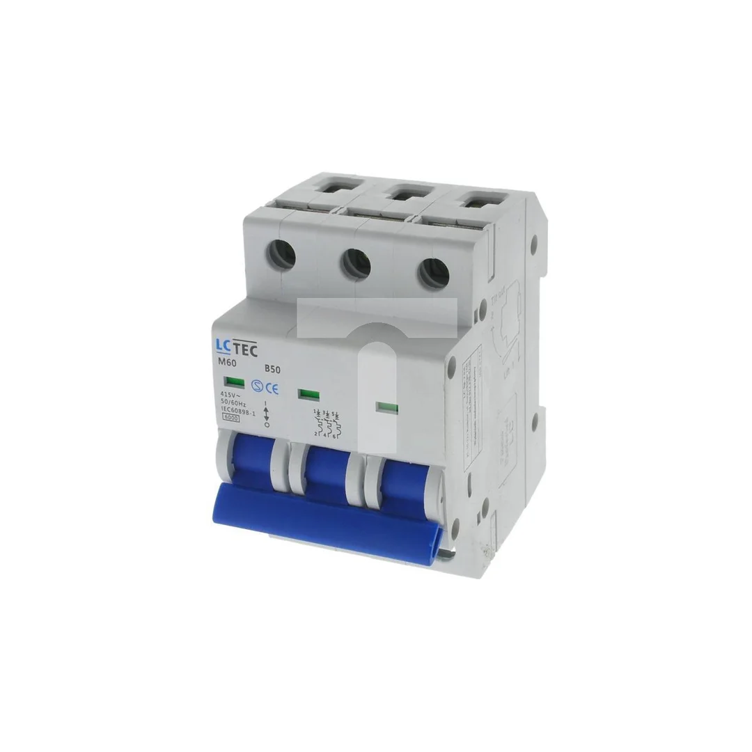 Wyłącznik nadprądowy M60 3P 3M 3F B 50A 6kA