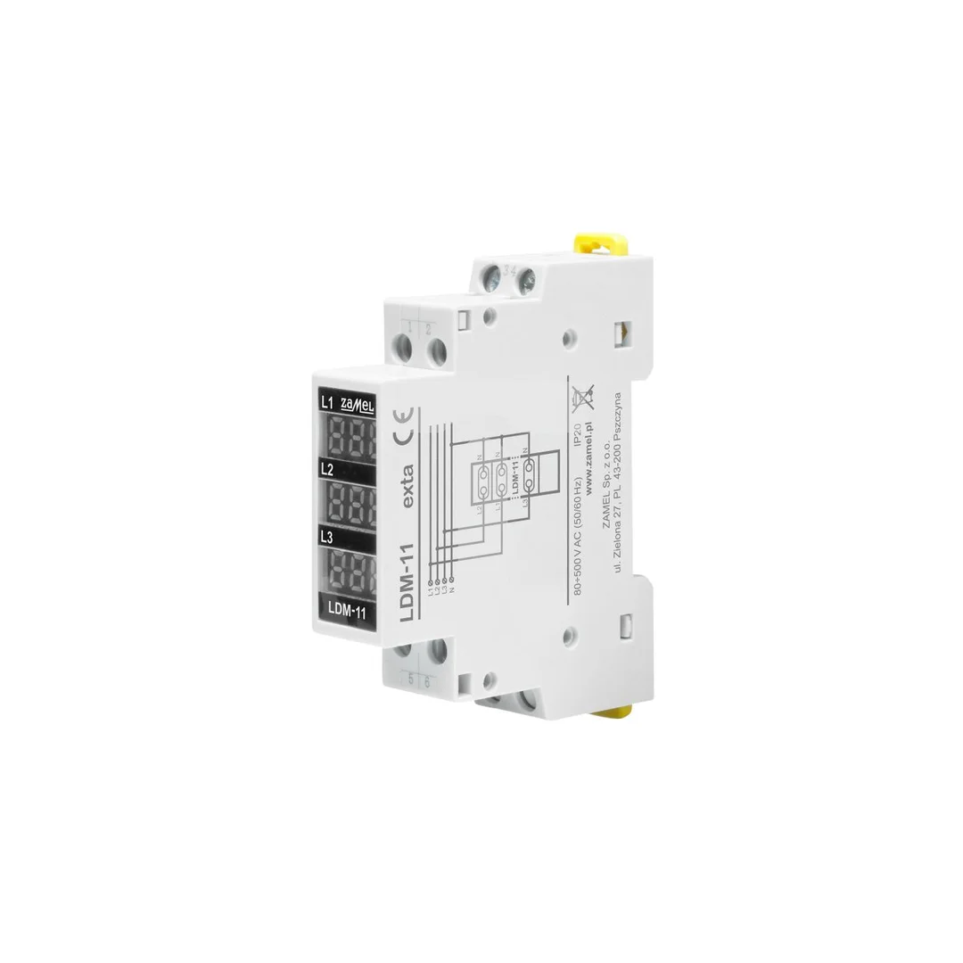 Modułowy wskaźnik napięcia 3-fazowy cyfrowy LDM-11 EXT10000316
