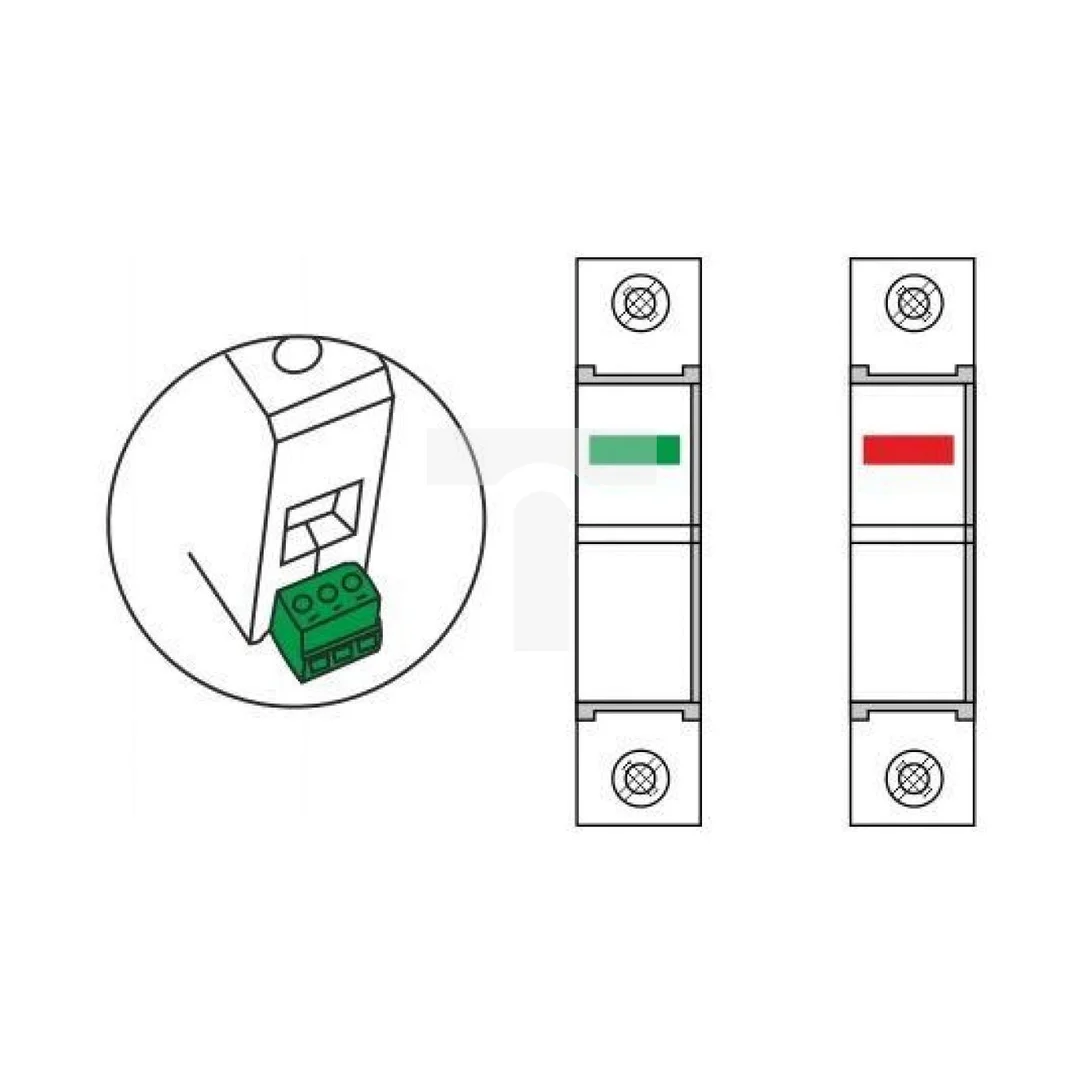 Ogranicznik przepięć T1+T2+T3 3P 1,2kV 8kA OPX-3P-B+C+D