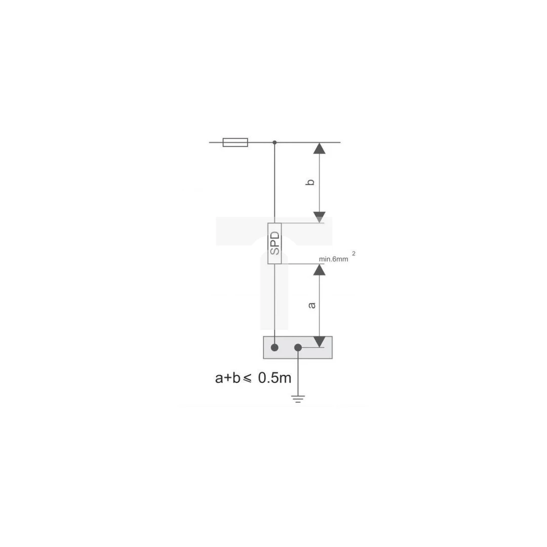 Ogranicznik przepięć T1+T2+T3 3P 1,2kV 8kA OPX-3P-B+C+D